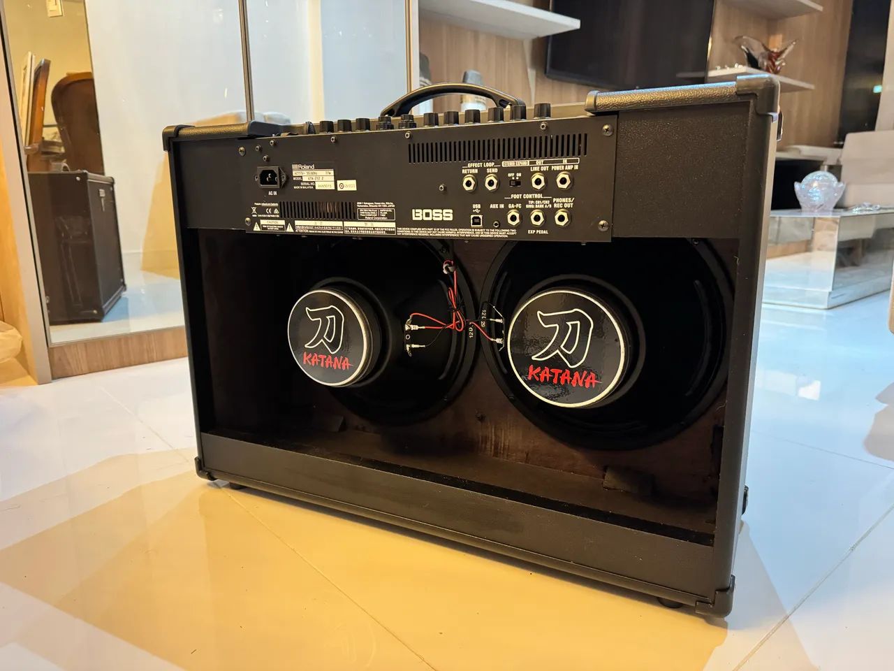 Amplificador Boss Katana 212 MK II 100w dois alto-falantes