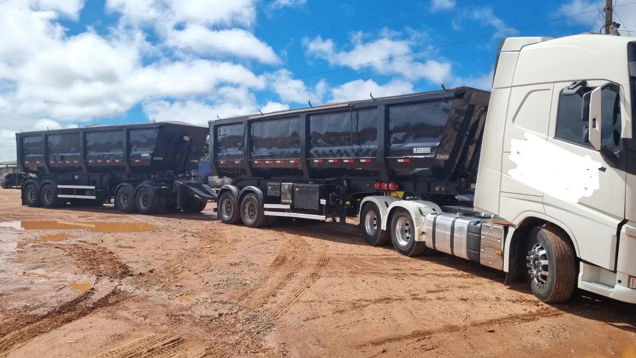 Volvo FH 540 6x4 2020Top Rodocaçamba Randon 2022 Dolly Rebaixado Com Pneus Lona Fácil Top. - Foto 2