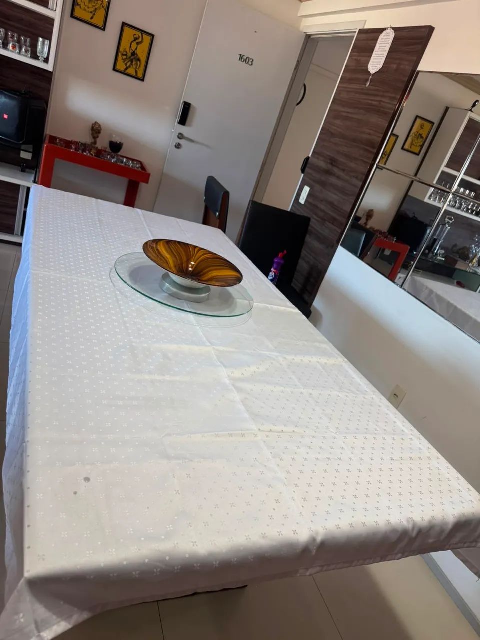 Mesa Retangular de Vidro 2m x 1m NEGOCIÁVEL  - Foto 3