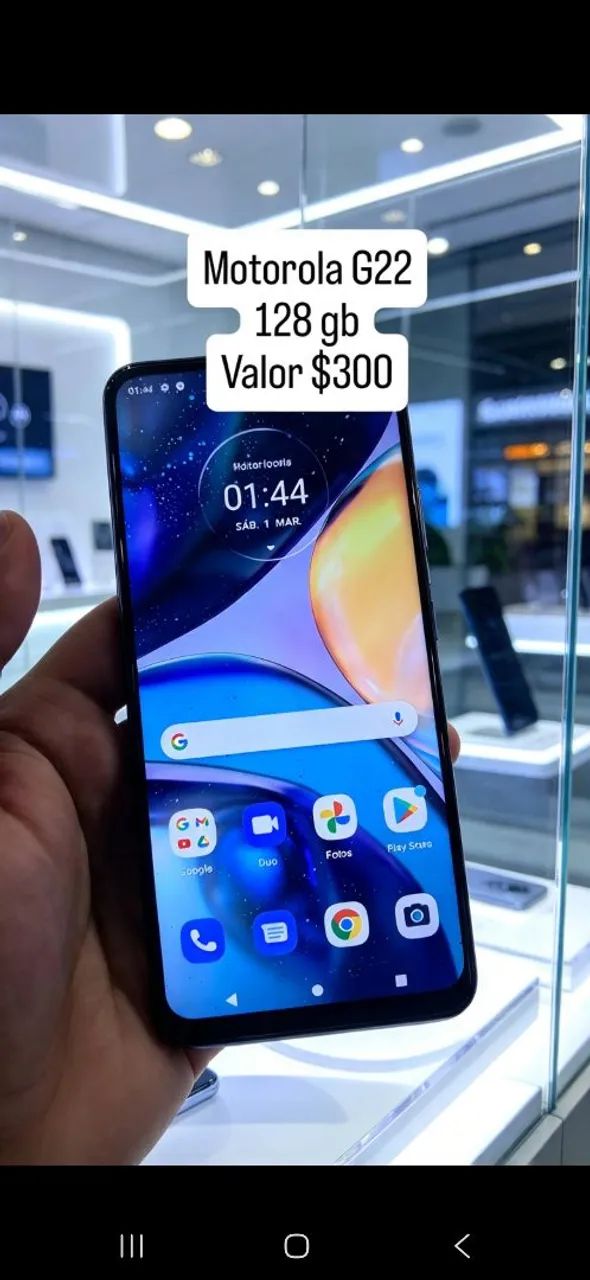 Celular motorola g22 usado bom
