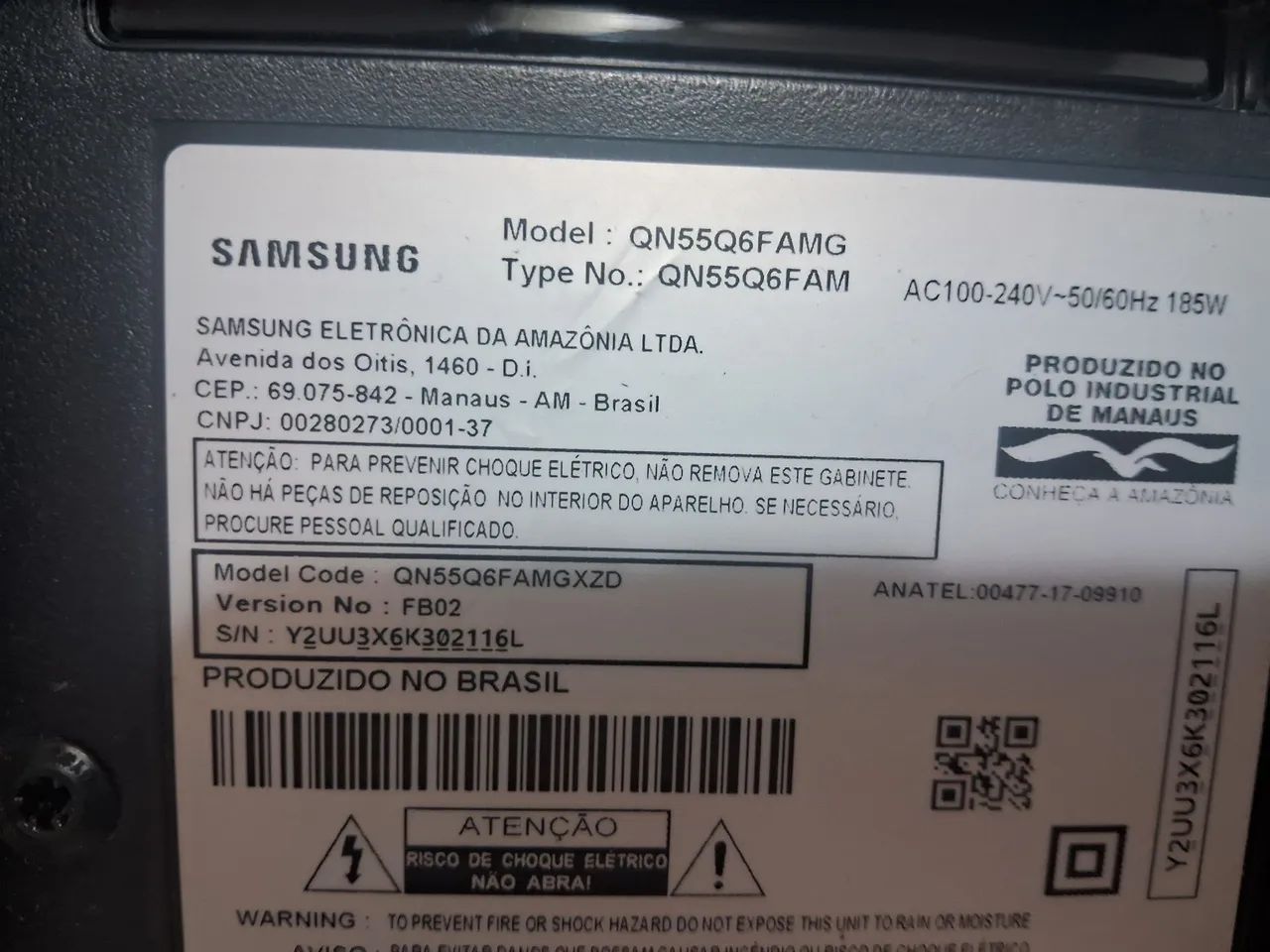 Smartv 55" QLed