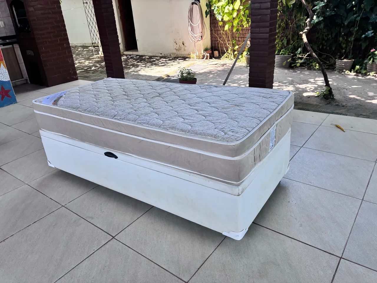 Cama Solteirão e Base Box  - Foto 3