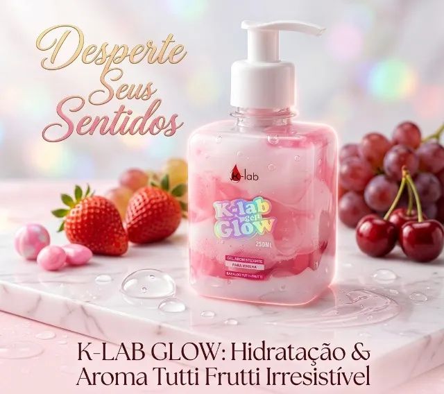 Hidratante Gel Aromas de Morango e de Tutti-Frutti - Foto 2