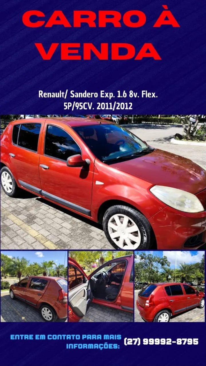 Renault Sandero SANDERO Expression Hi-Flex 1.6 8V 5p 2012