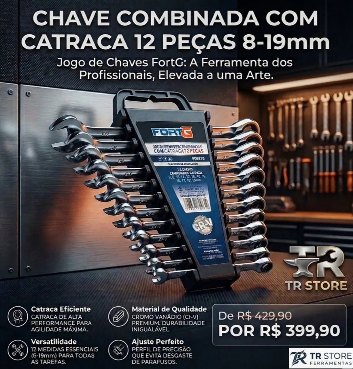 Ratchet Combination Wrench Set