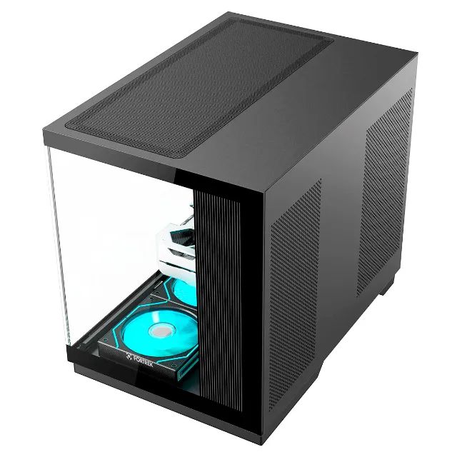 Gabinete fortrek clarity modelo ATX aquario preto - Foto 5
