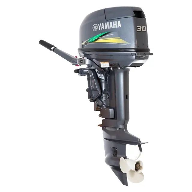 MOTOR YAMAHA 30HP- Partida Manual 2023 com nota fiscal e manual(Ótimo estado) (com carrinh - Foto 3