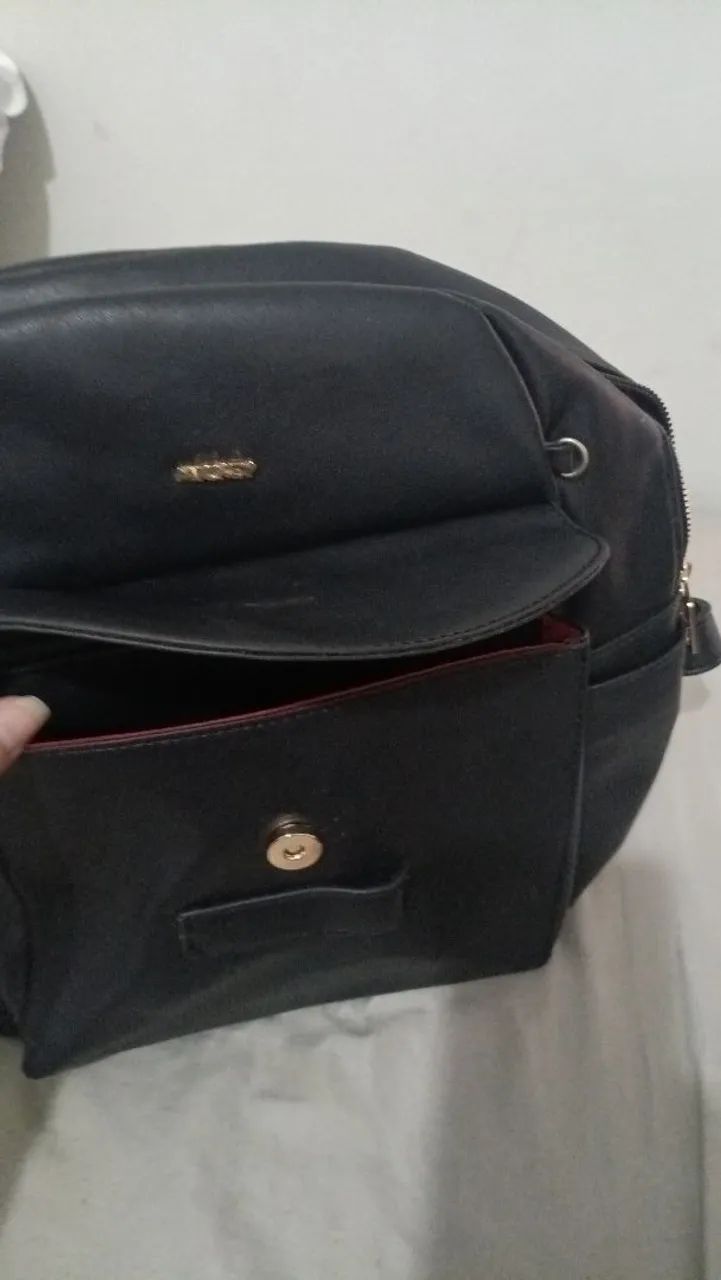 Mochila Mickey social couro nova - Foto 2