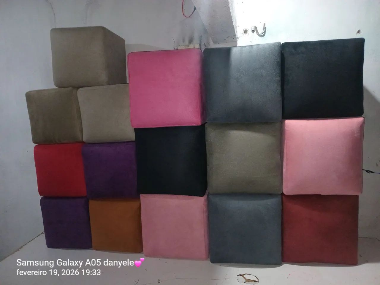 Puff quadrados - Foto 2