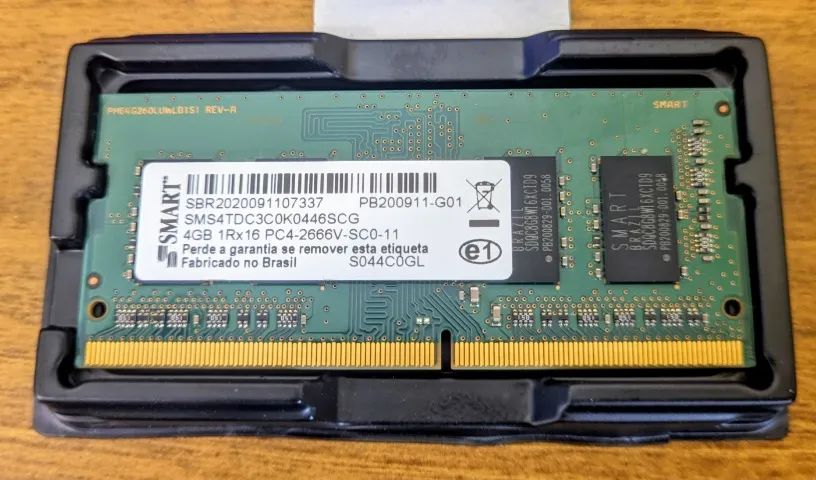 Memória ram DDR4 2666mhz notebook 