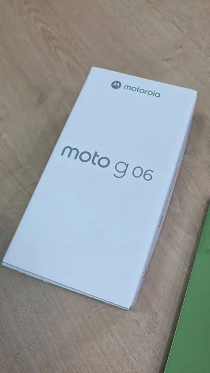 Moto g06 novo na caixa com nota fiscal e garantia de fabrica