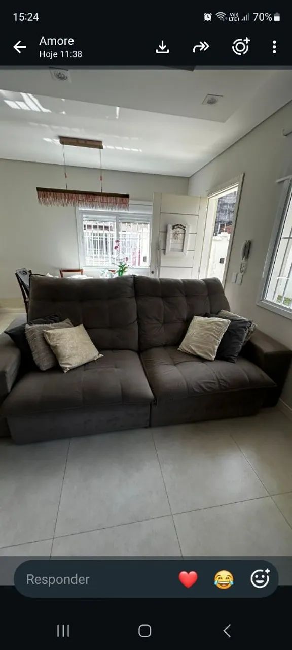 Sofá 2.50 estado de novo - Foto 4