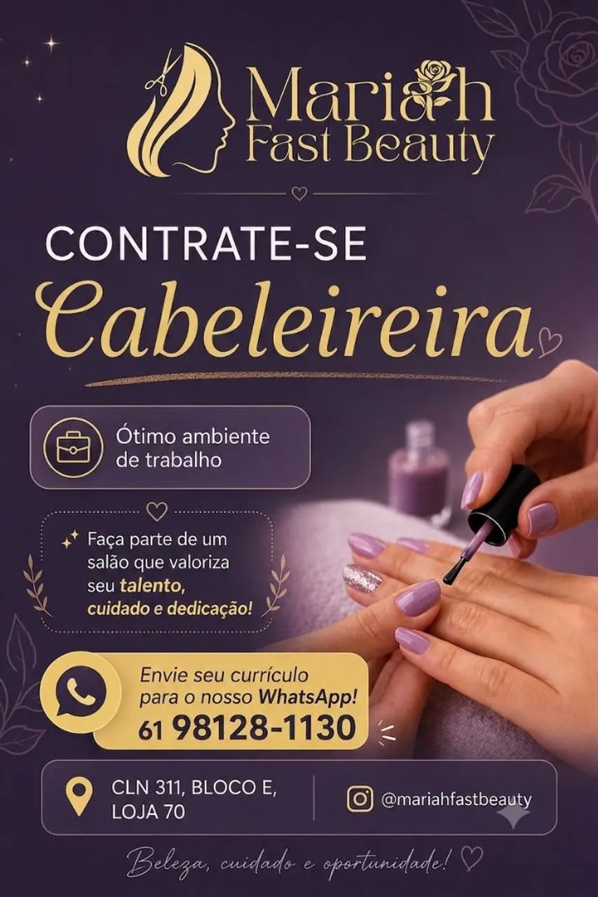 Contrata-se manicures