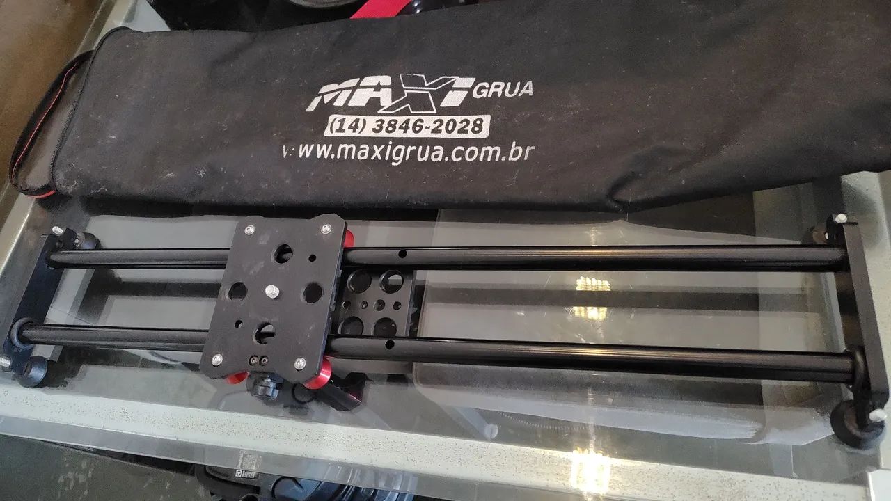 Slider Dolly Maxigrua 70cm para DSLR - Foto 5
