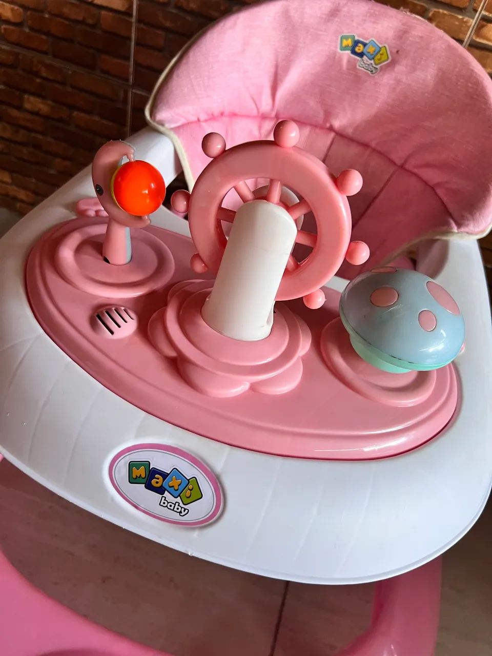 Andador infantil rosa  - Foto 3