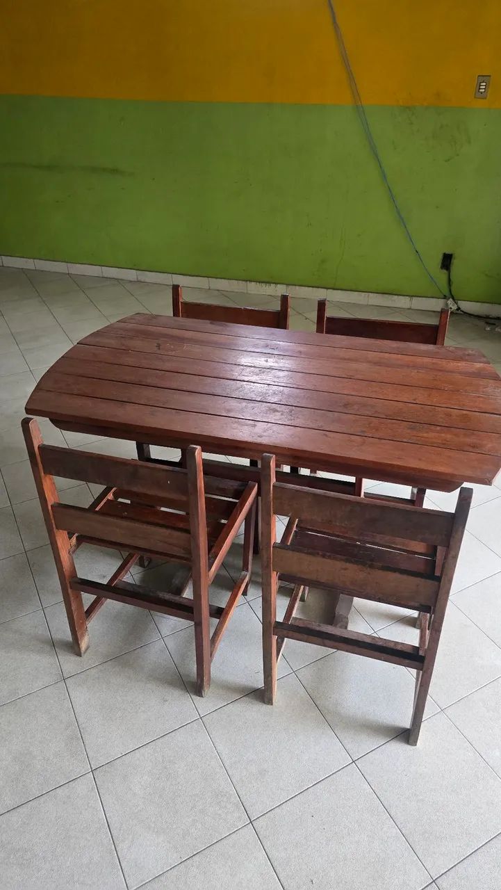 Conjunto de mesas com cadeiras  - Foto 2