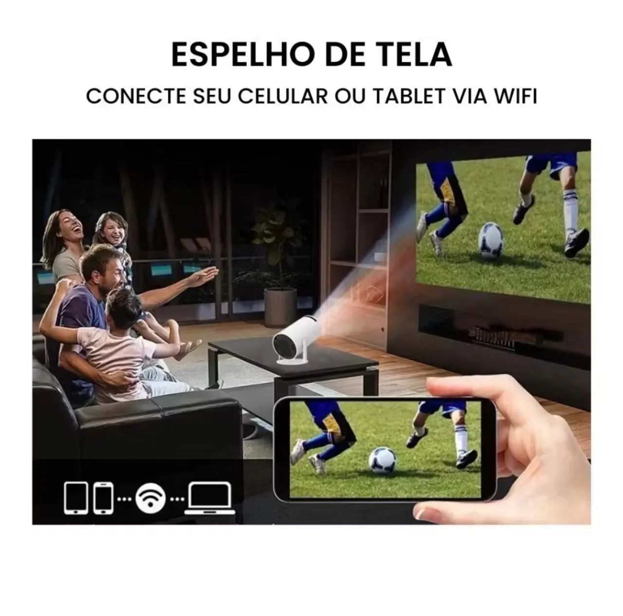 Projetor 4k HD 150 polegadas  - Foto 3