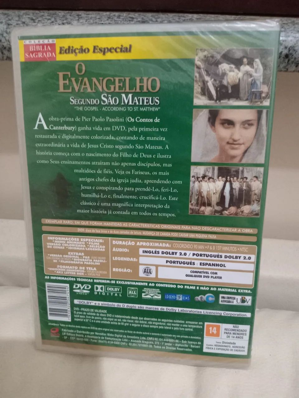 DVD - O EVANGELHO SEGUNDO SÃO MATEUS.  - Foto 2