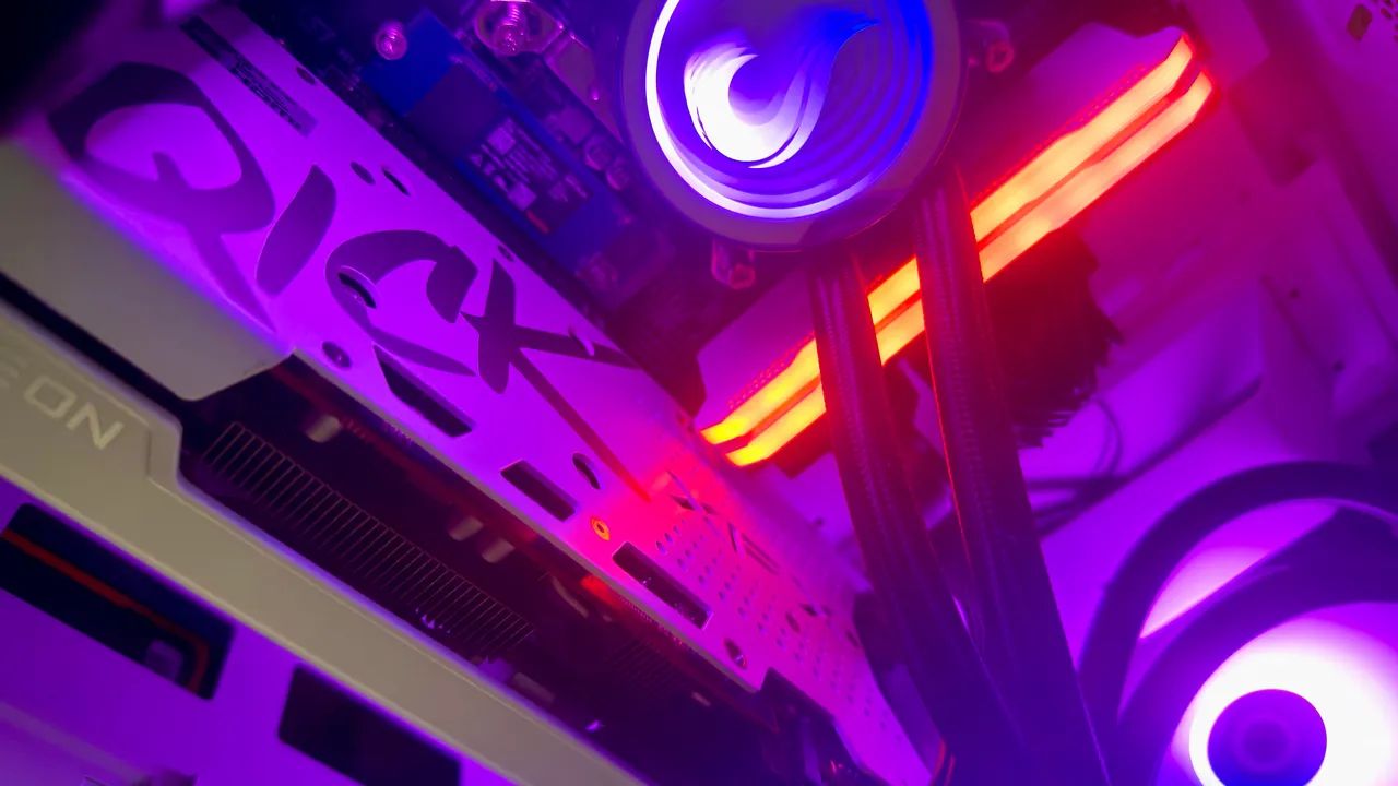 PLACA DE VÍDEO RX 7600 XFX QICK 380 SPEEDSTER  - WITHE EDITION - zero- na caixa - Foto 2