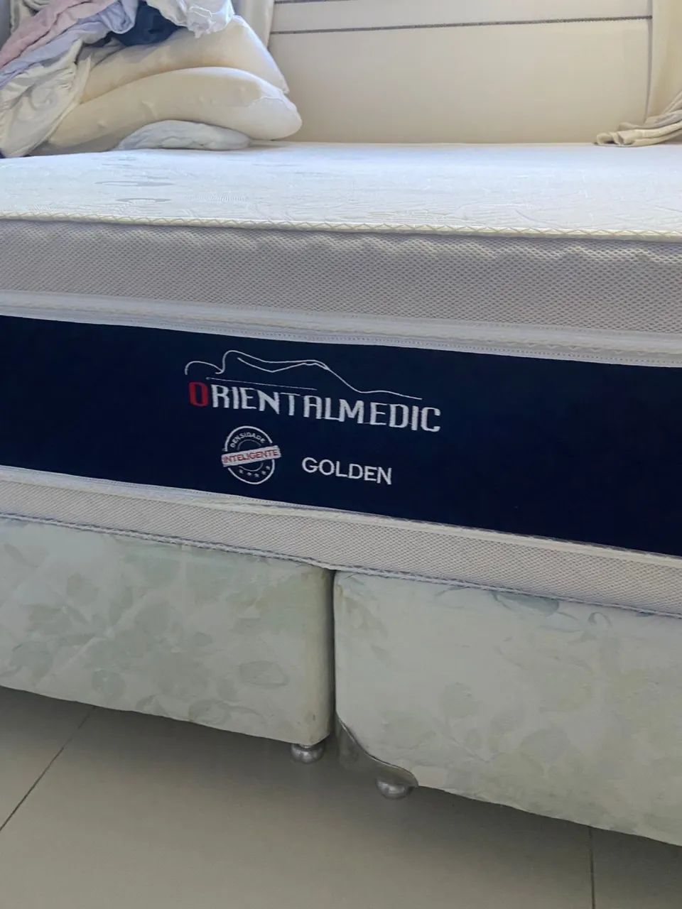 Colchão Super King c/ Massagem Oriental Medic Golden + Base - Foto 4