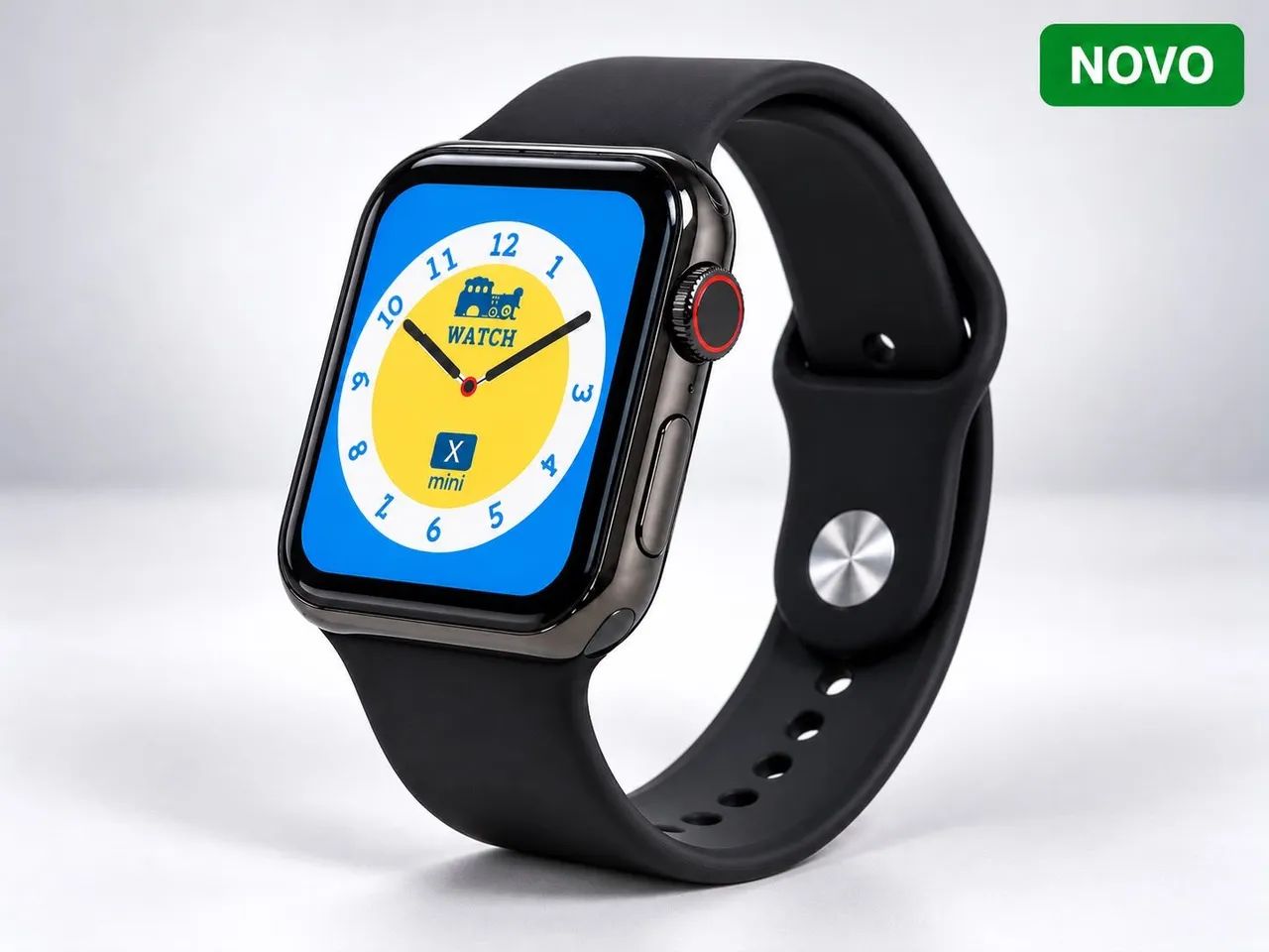 Relógio Smartwatch X Mini Preto - Foto 3