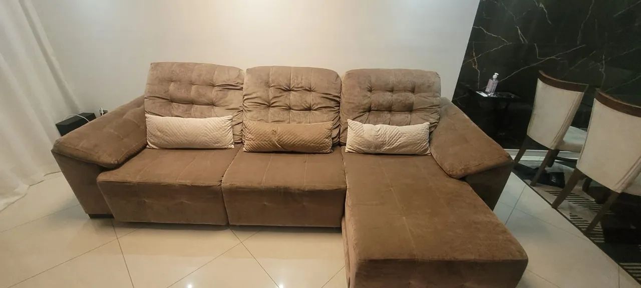 Vendo Sofá retrátil e reclinavel em perfeito estado de conservação  - Foto 4