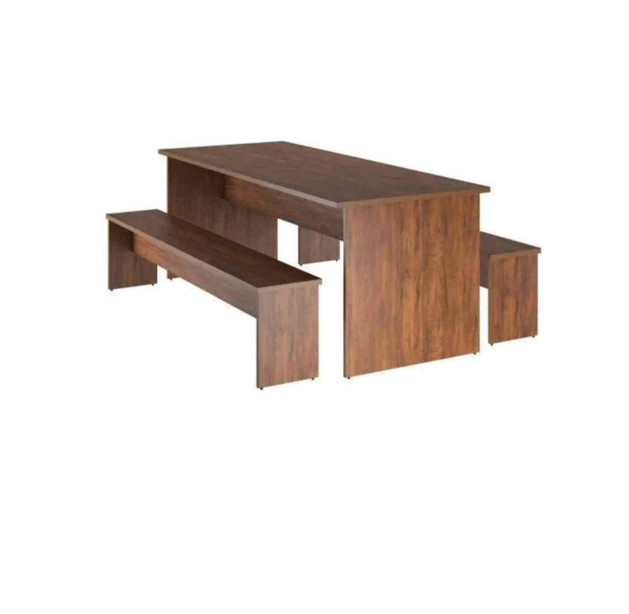 Conjunto Mesa e 2 Bancos Festivo Life Espresso Móveis - Foto 3