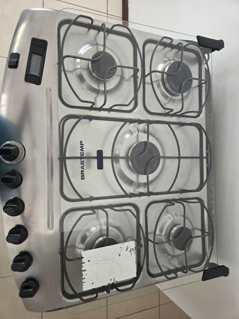 Fogão Brastemp Ative 5 Bocas acendimento Automático e com Timer 96L - Inox - Bivolt - Foto 5