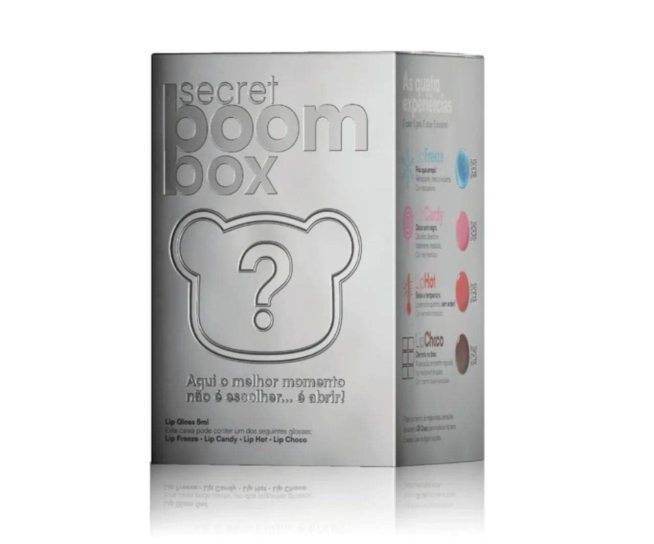 SECRET BOOM BOX + BOOMIE + CHAVEIRO VERMELHO