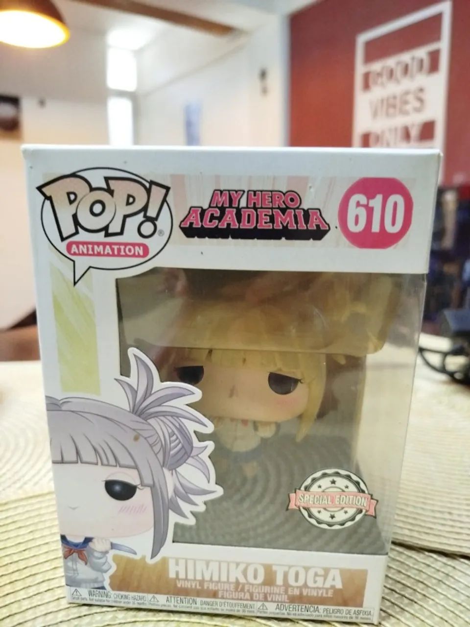 Boneco My Hero Academia Himiko Toga Edição Especial Pop Funko 610 - SUIKA