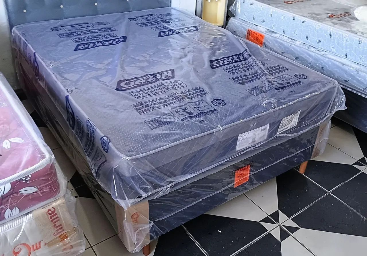 PROMOÇÃO CAMA BOX CASAL DE MOLAS ENSACADAS! - Foto 3