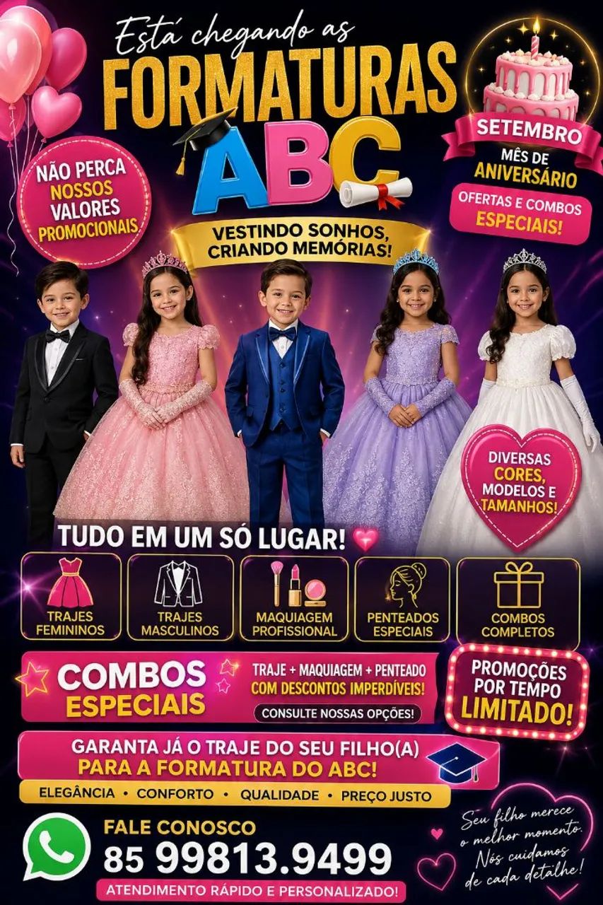 Aluguel ABC E ROUPA DE FESTA INFANTIL  - Foto 2
