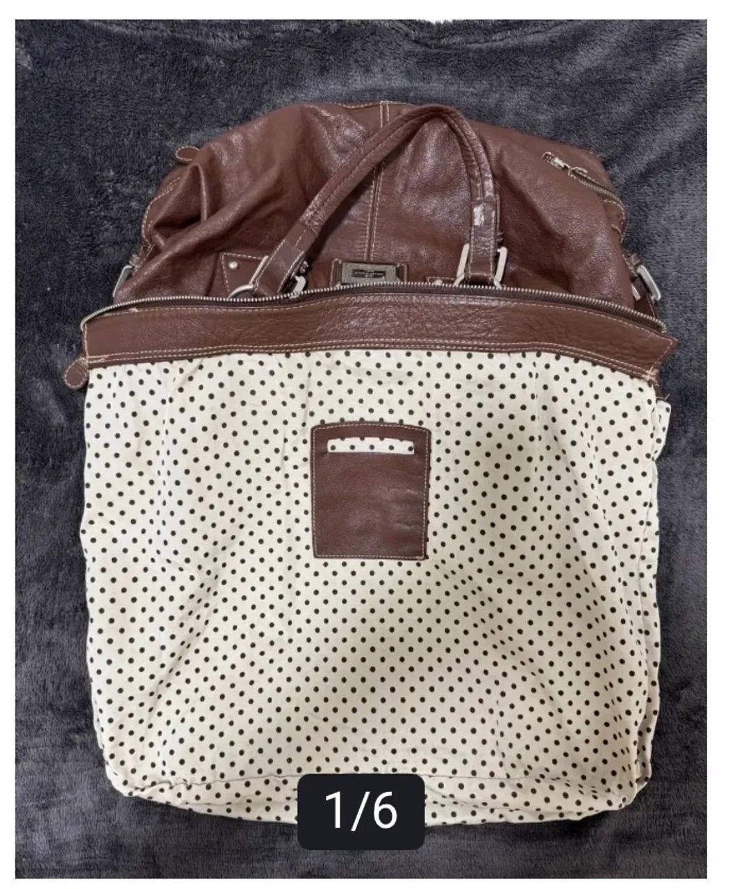 Bolsa Monica Sanches Couro Original