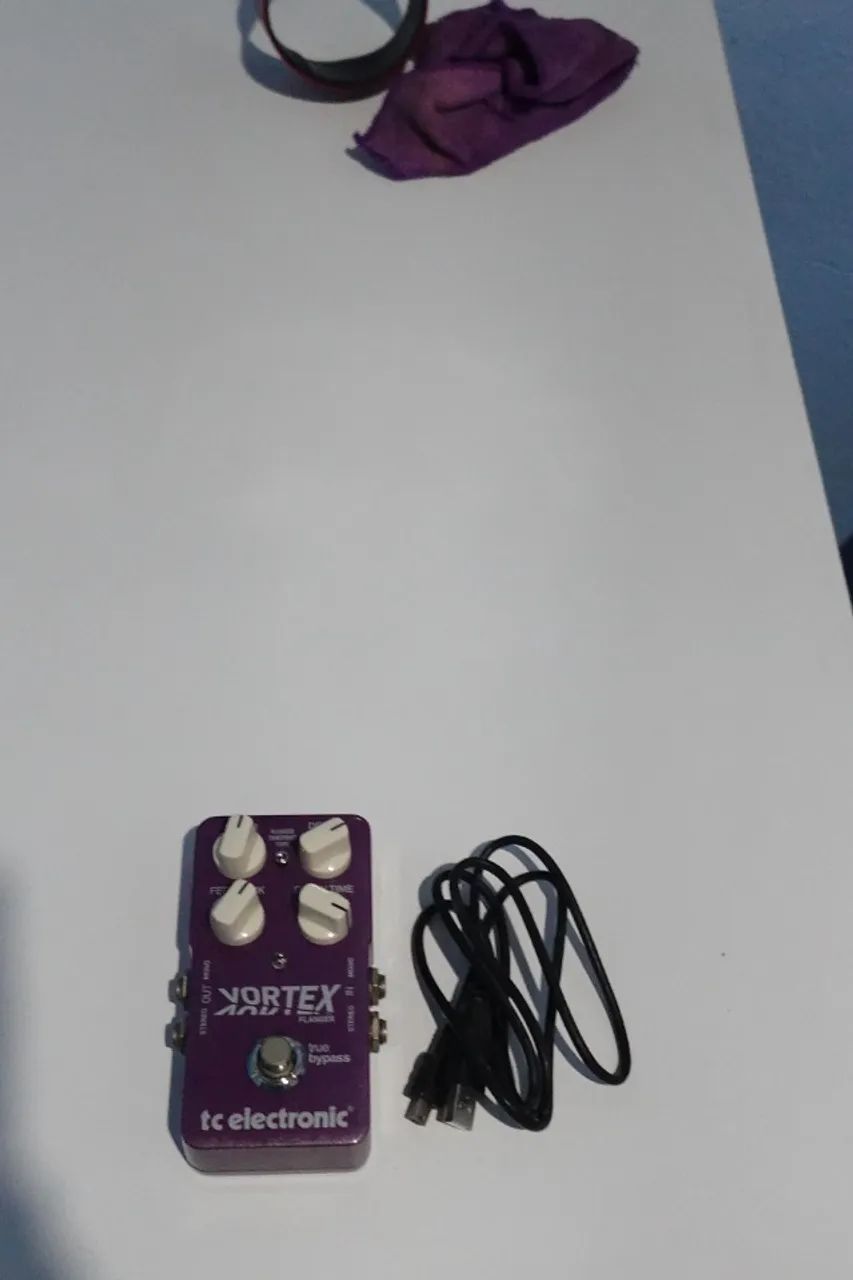 Pedal TC Electronic Vortex Flanger - Completo na Caixa, Estado de