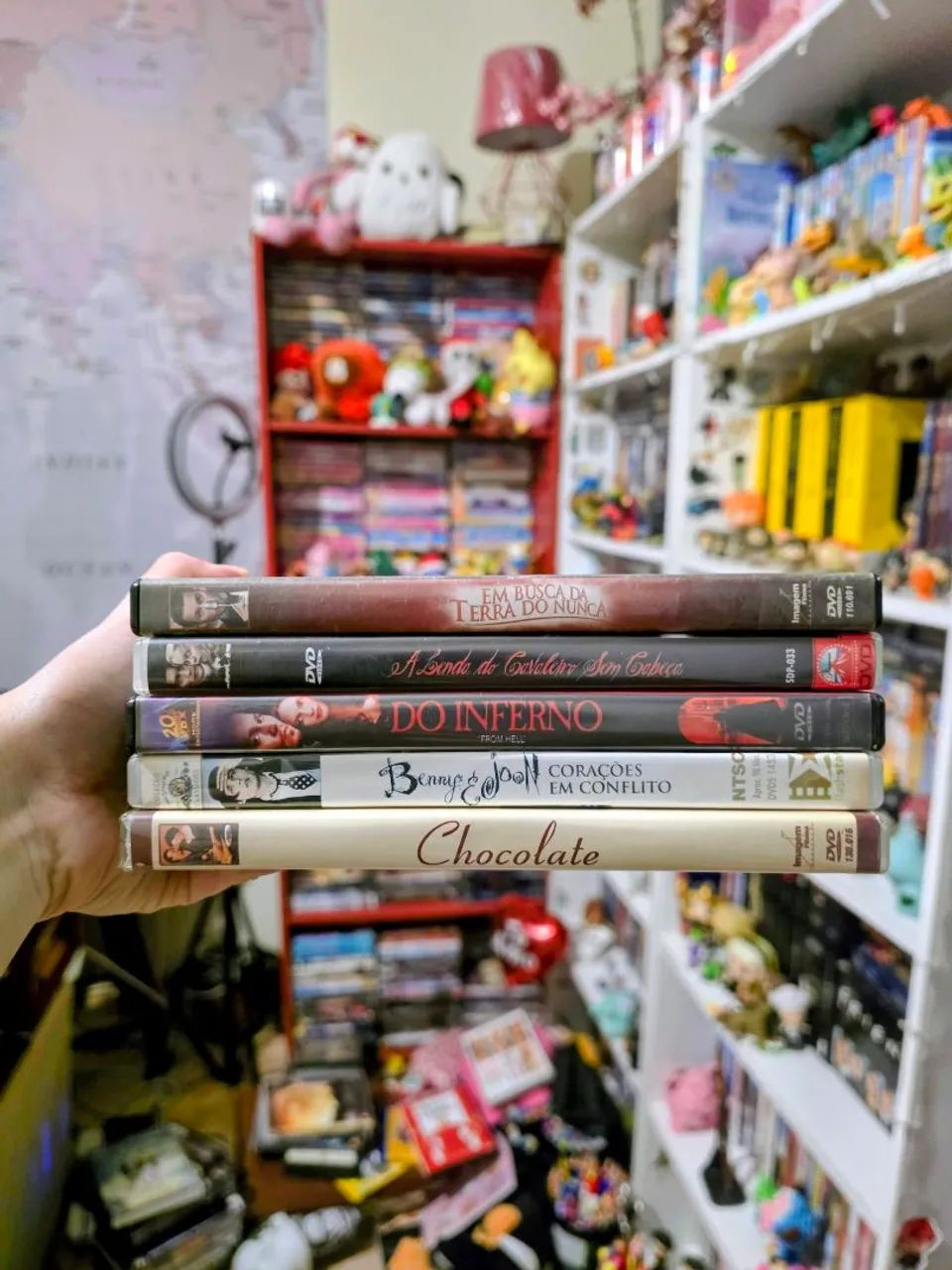 Lote DVD Filmes Johnny Depp