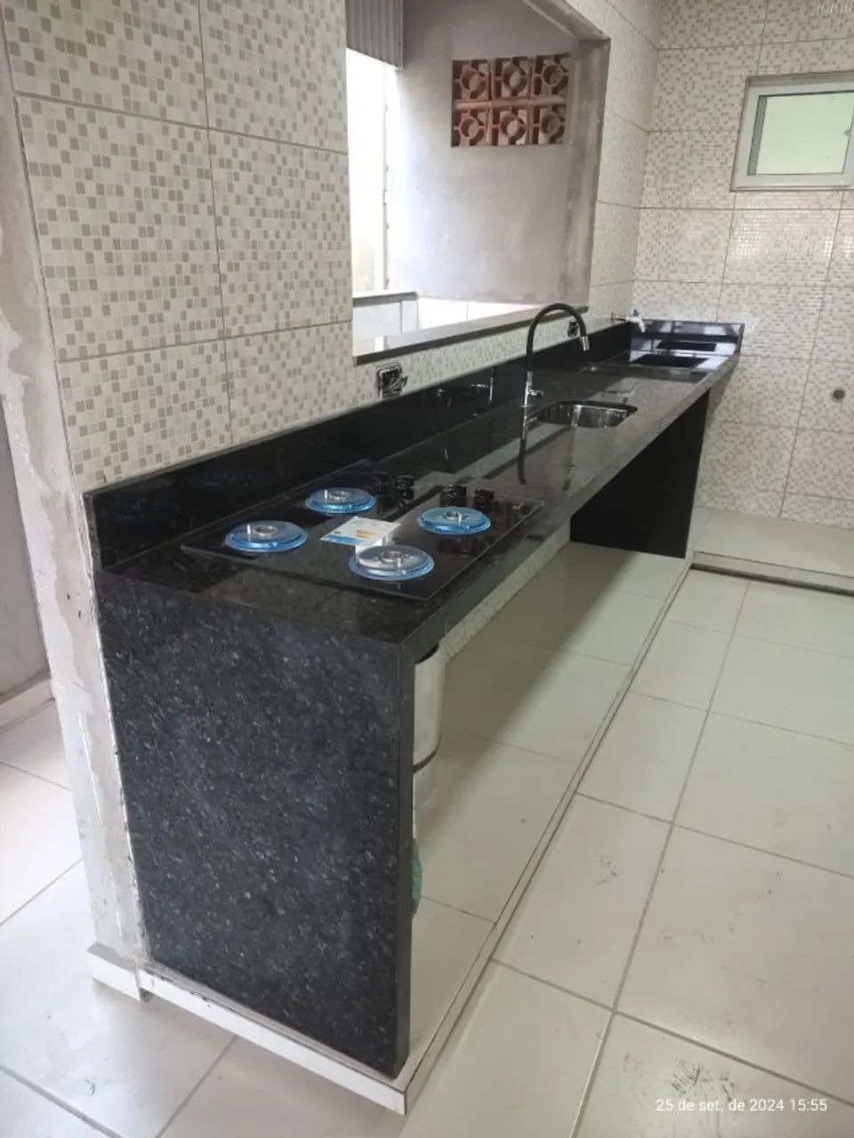 Bancada de cozinha verde Ubatuba  - Foto 2