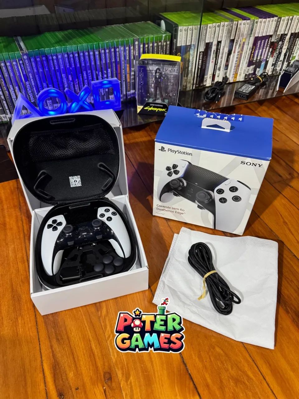 Controle PS5 EDGE ZERO com menos de 1 mês de USO! - Foto 3