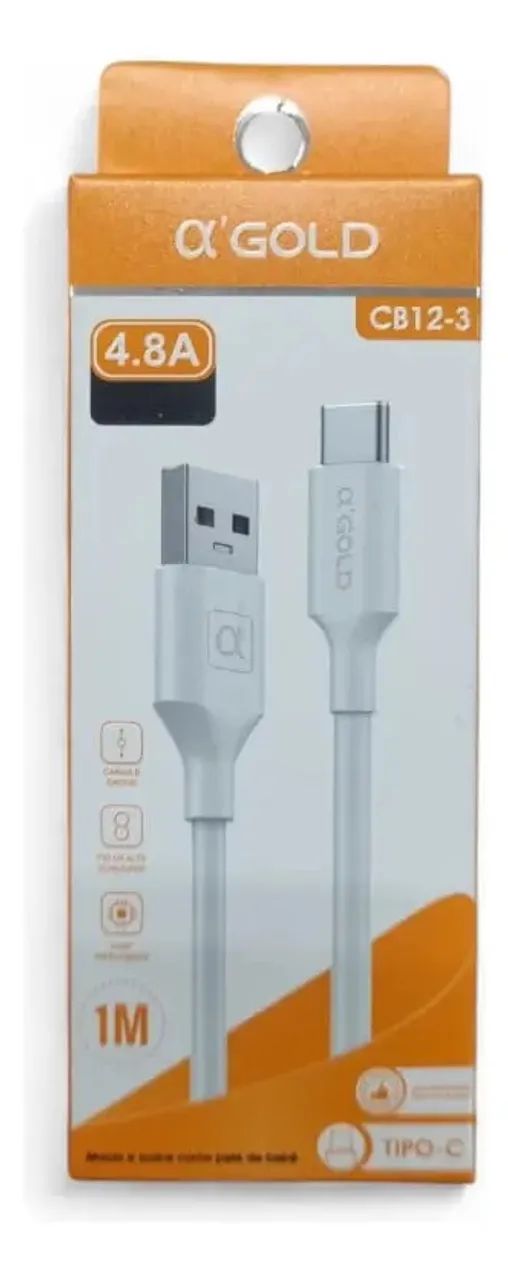 Seu carregador quebrou ? Cabo Usb Entradas Tipo-c Iphone E Micro 1m  - Foto 3
