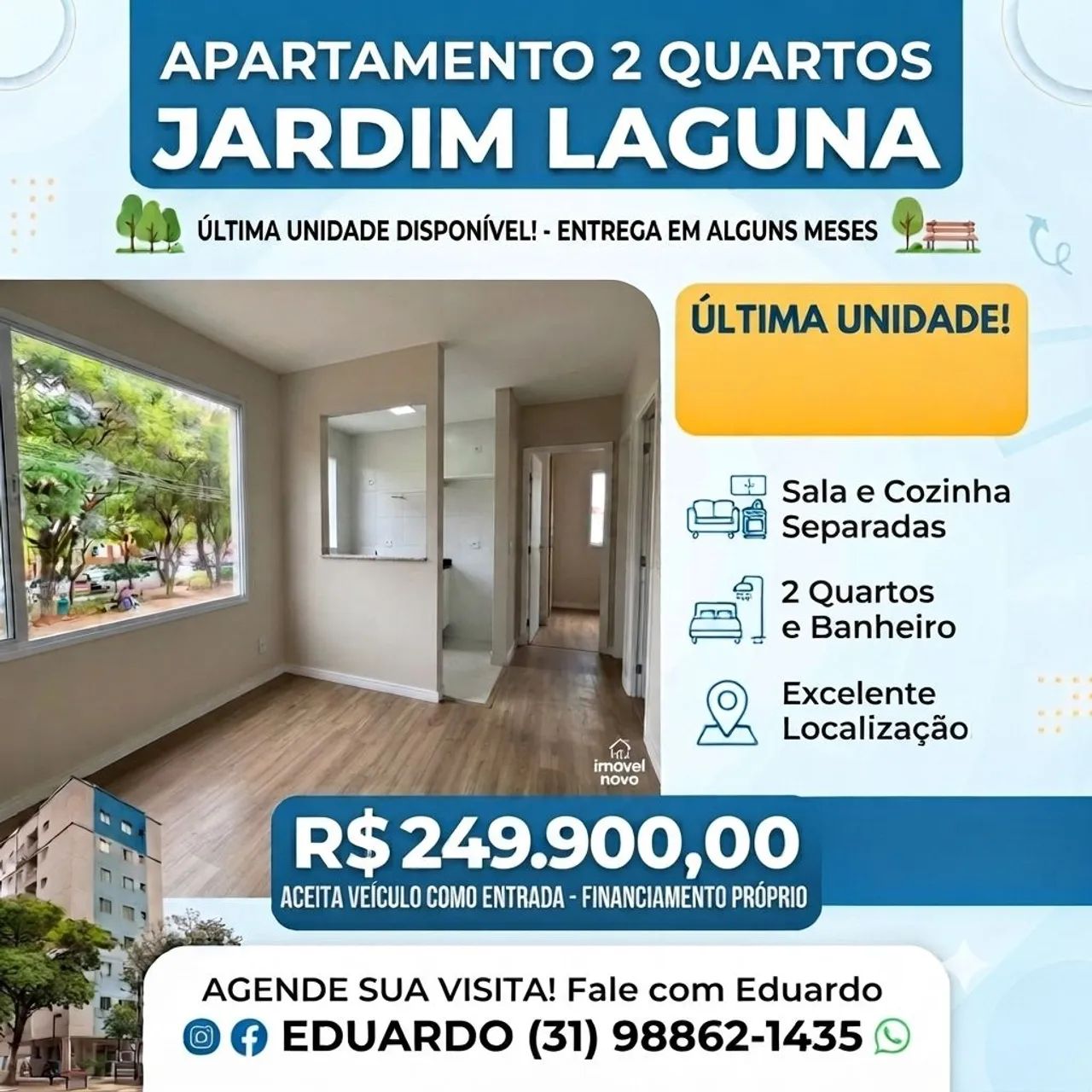 Apartamento oportunidade jardim Laguna  - Foto 2