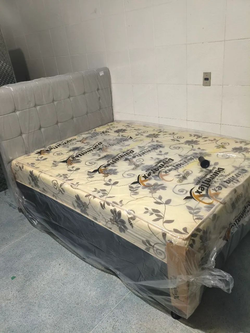 Cama box casal com 5cm de espuma  - Foto 3