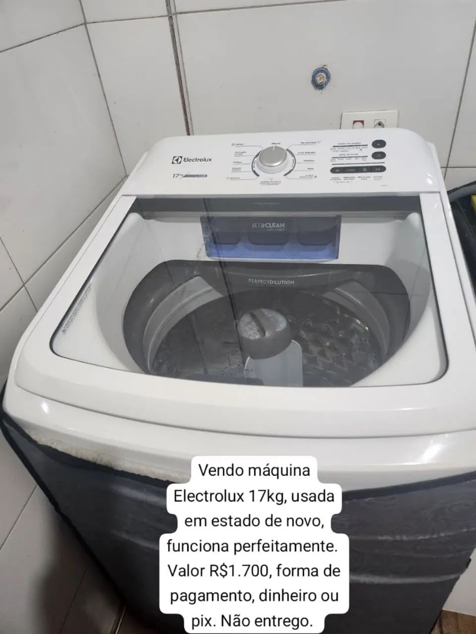 Máquina de lavar Electrolux 17kg