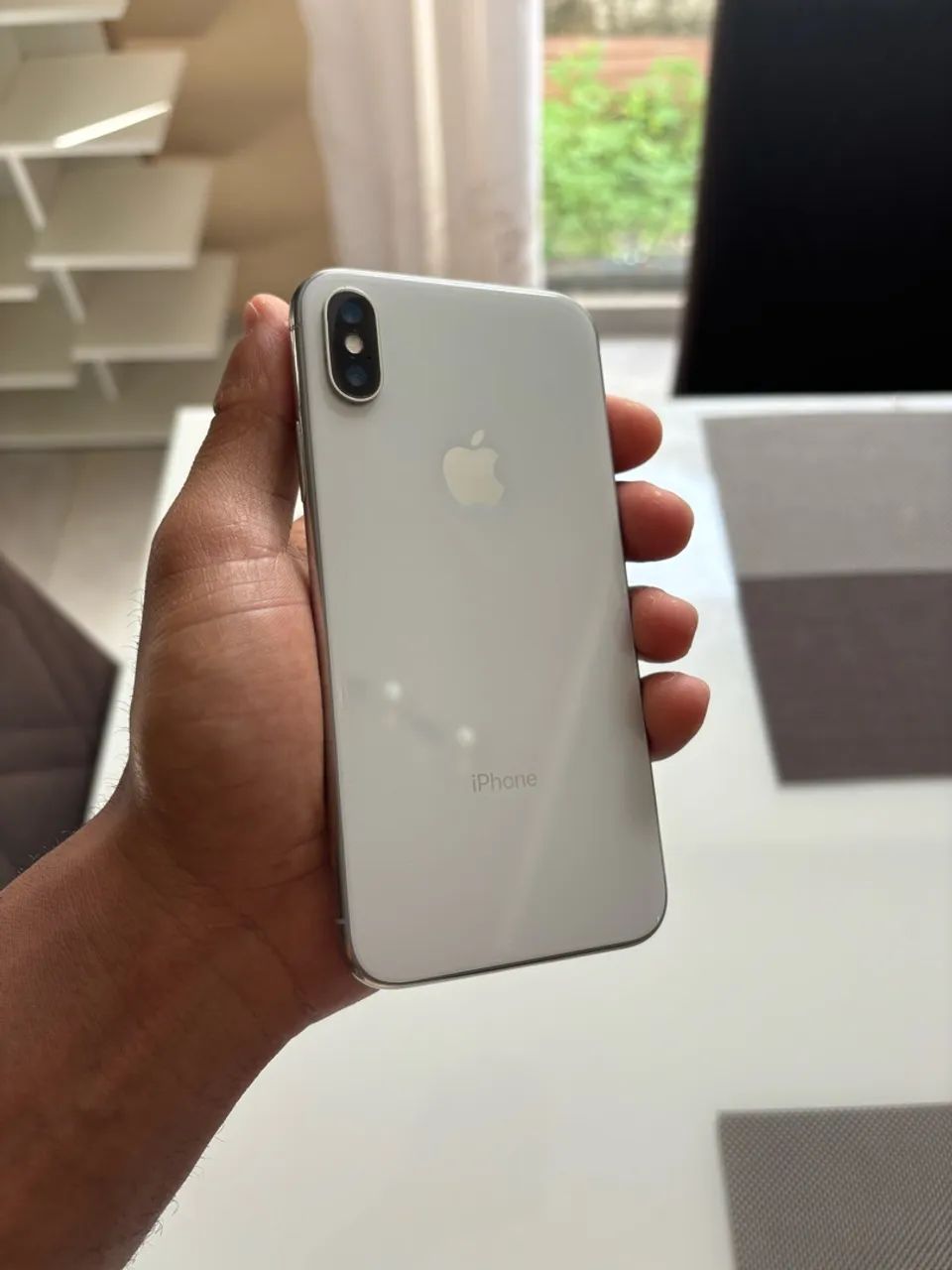 iPhone X 256GB Branco (Silver) - Bateria 100% - Detalhe Face ID e Câmera Frontal - Foto 4