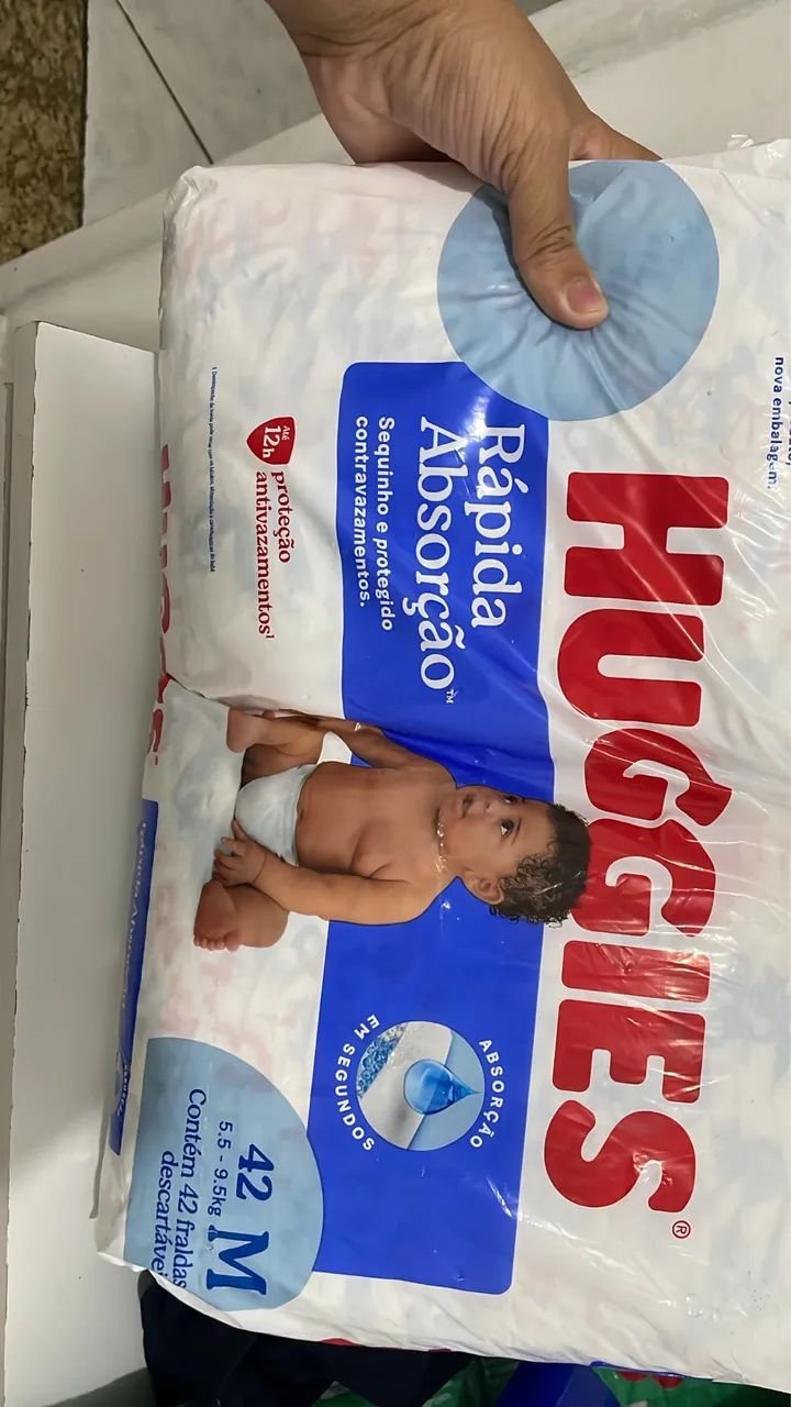 Fralda descartáveis Huggies 