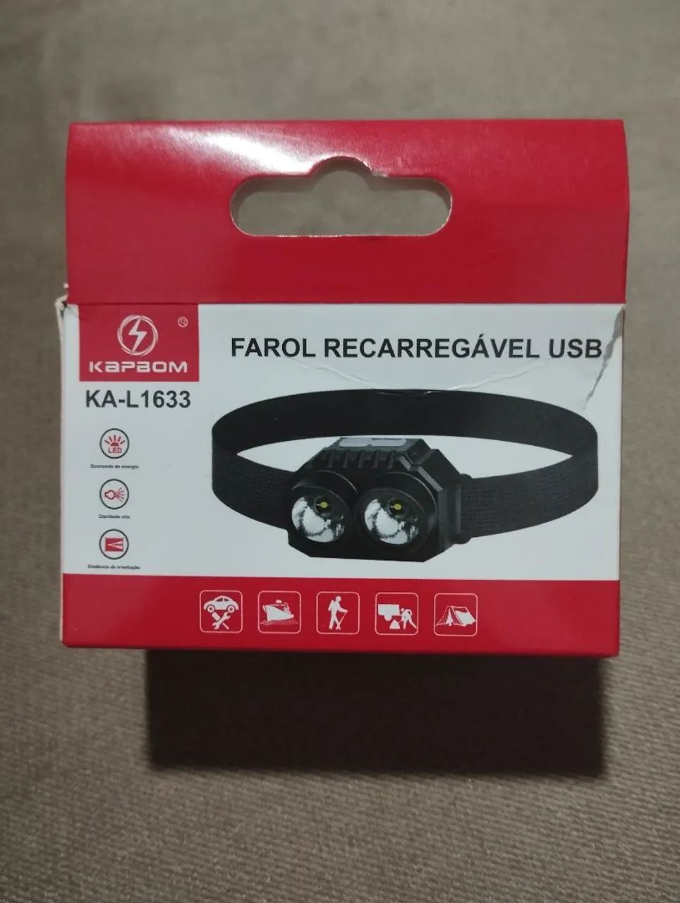 Farol Recarregável USB