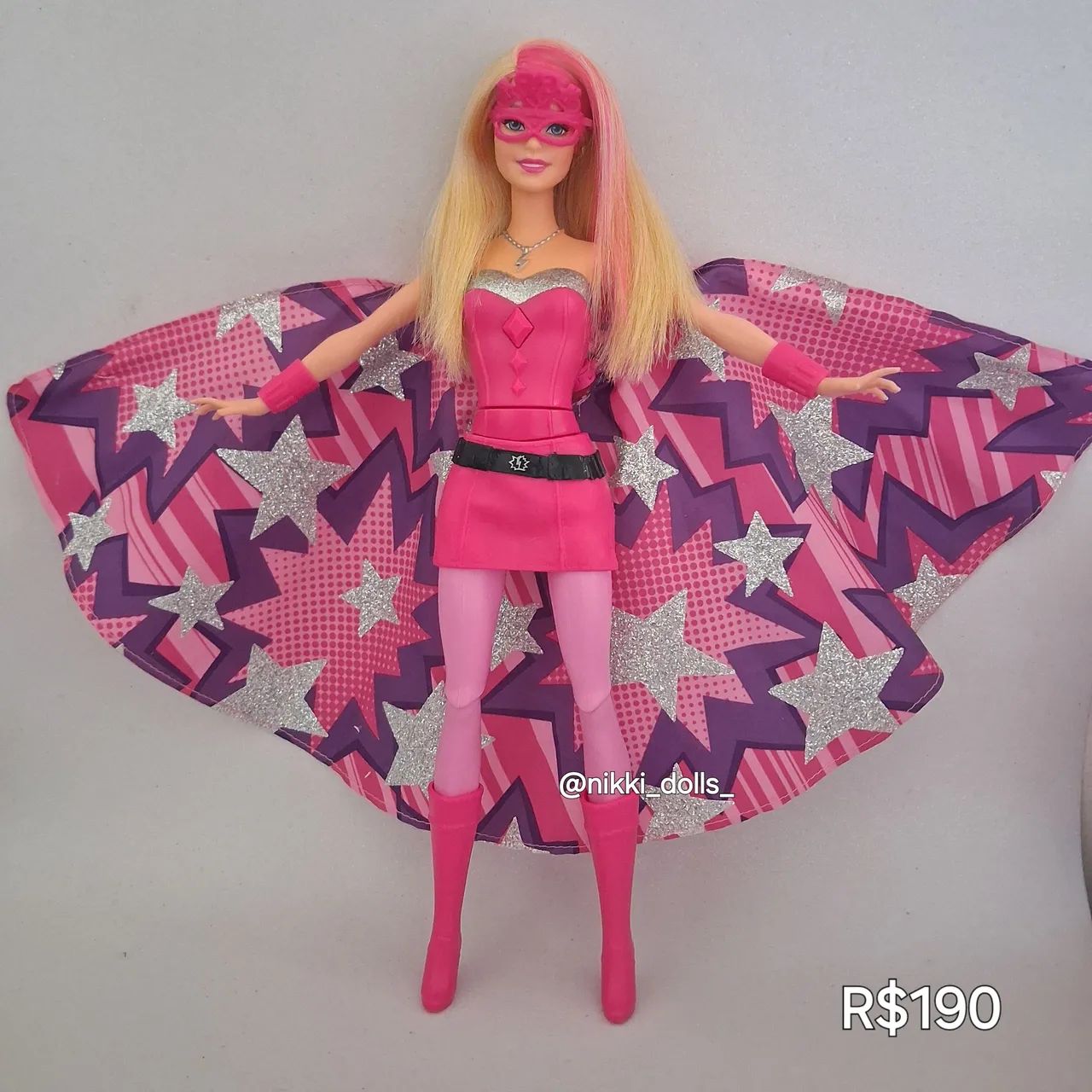 Kara Barbie Super Princesa Boneca super heroína 