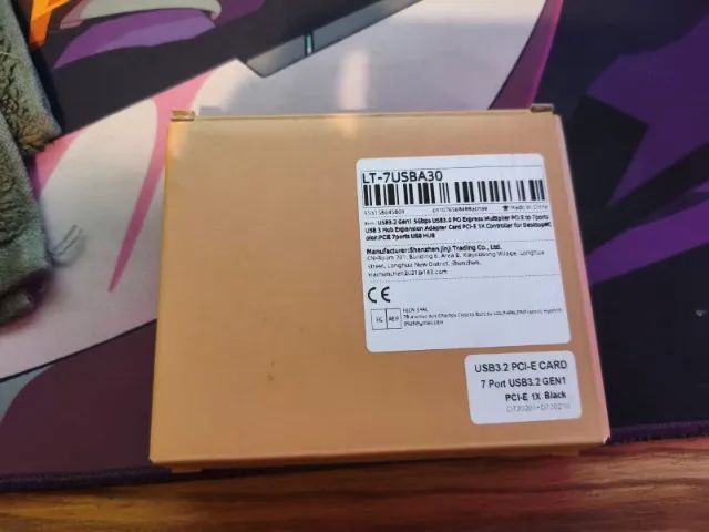 Placa adaptadora de expansão pci-e 7x usb's - Foto 4