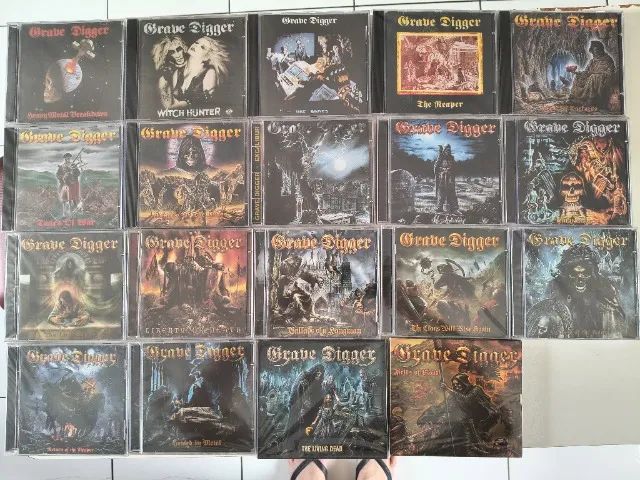 CDs Grave Digger Coleção