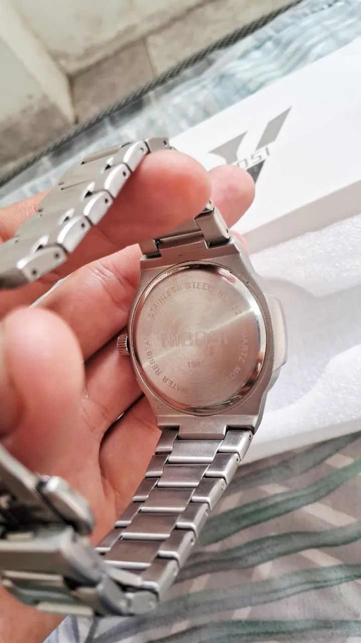 Relogio Nibosi original automático data caixa completo