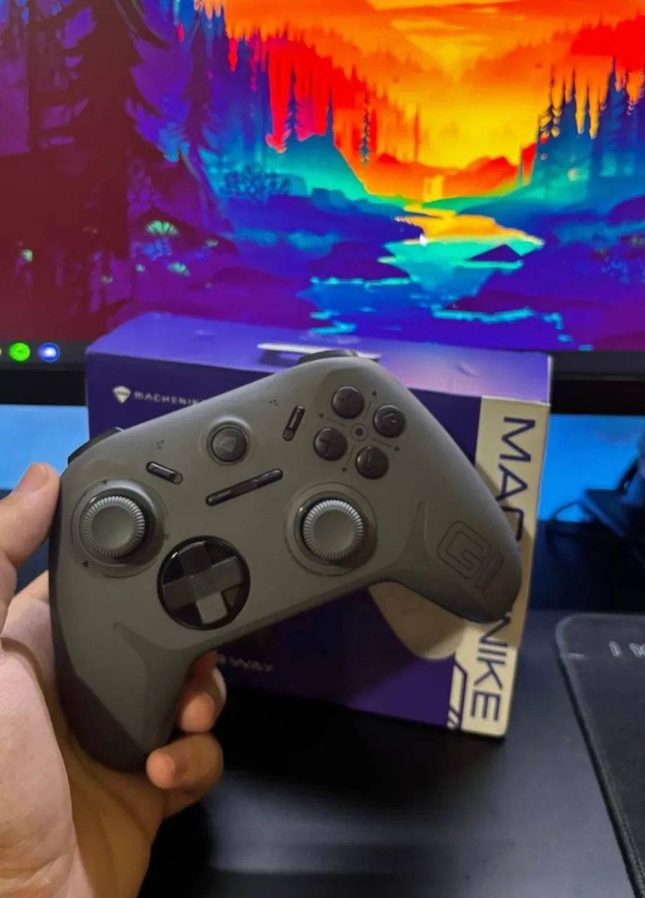 Controle Sem Fio Machenike G1 - PC, Switch, iOS e Android (Novo)