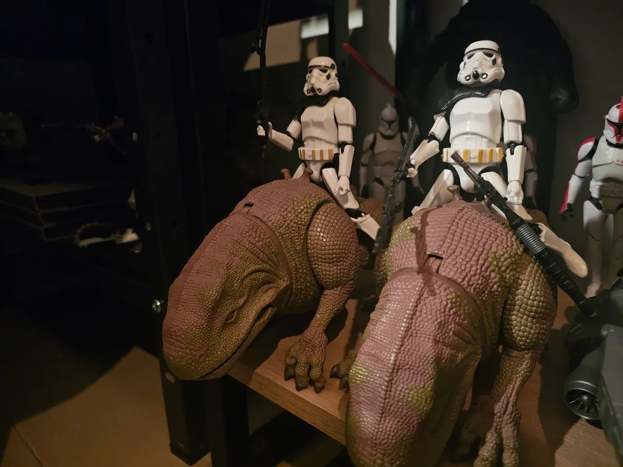 2 Sandtroopers + dewbacks star wars  - Foto 3